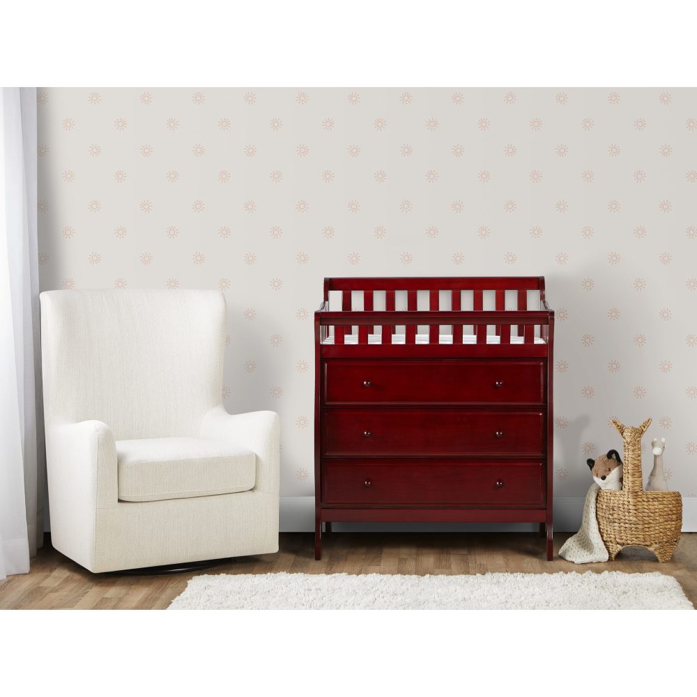 Dream On Me Marcus Changing Table And Dresser, Cherry - Image 8