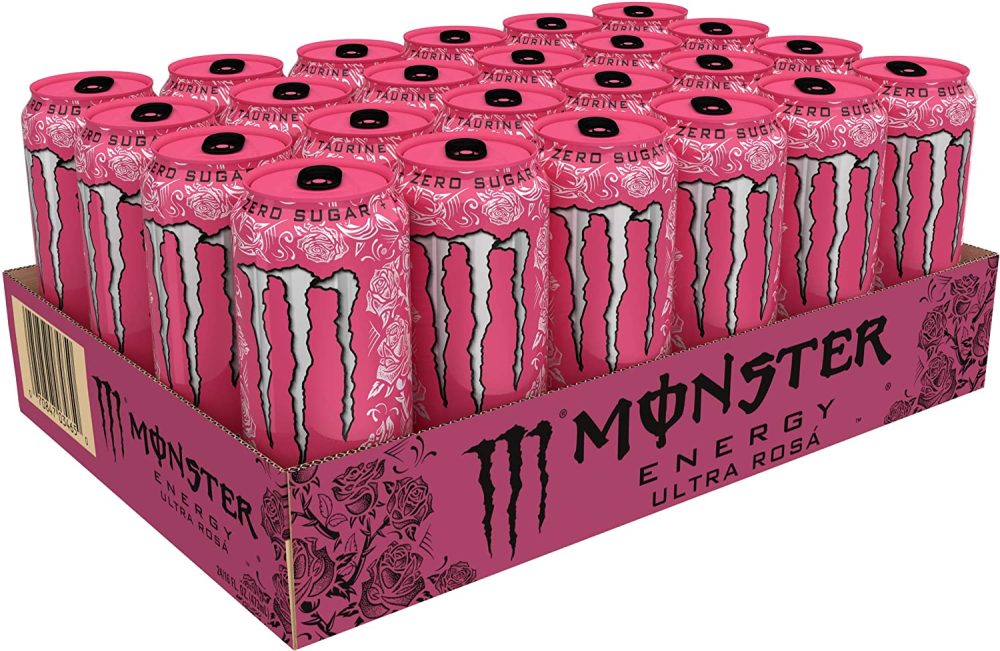 Monster Energy Ultra Rosa, Sugar Free Energy Drink, 16 Ounce (Pack of 24) - Image 3