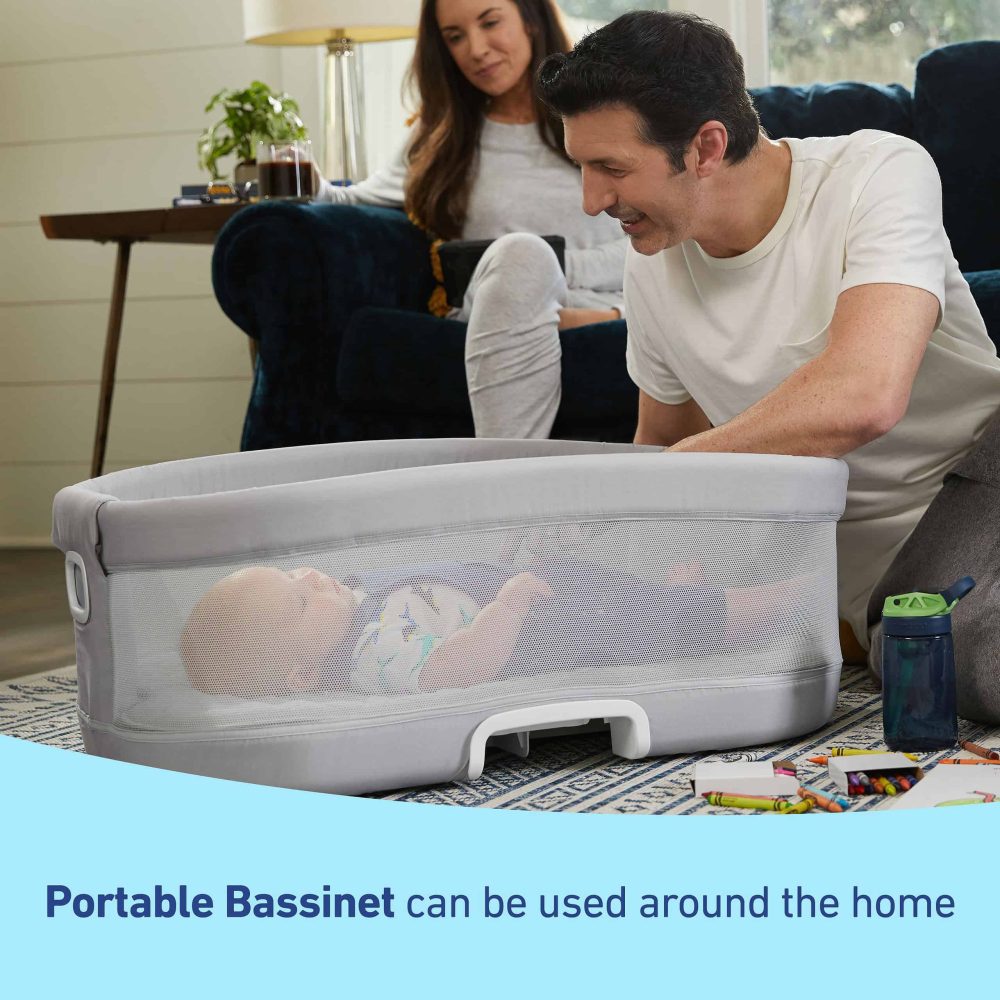 Graco DreamMore Bedside Bassinet Deluxe with Calming Motion   Skyler - Image 4