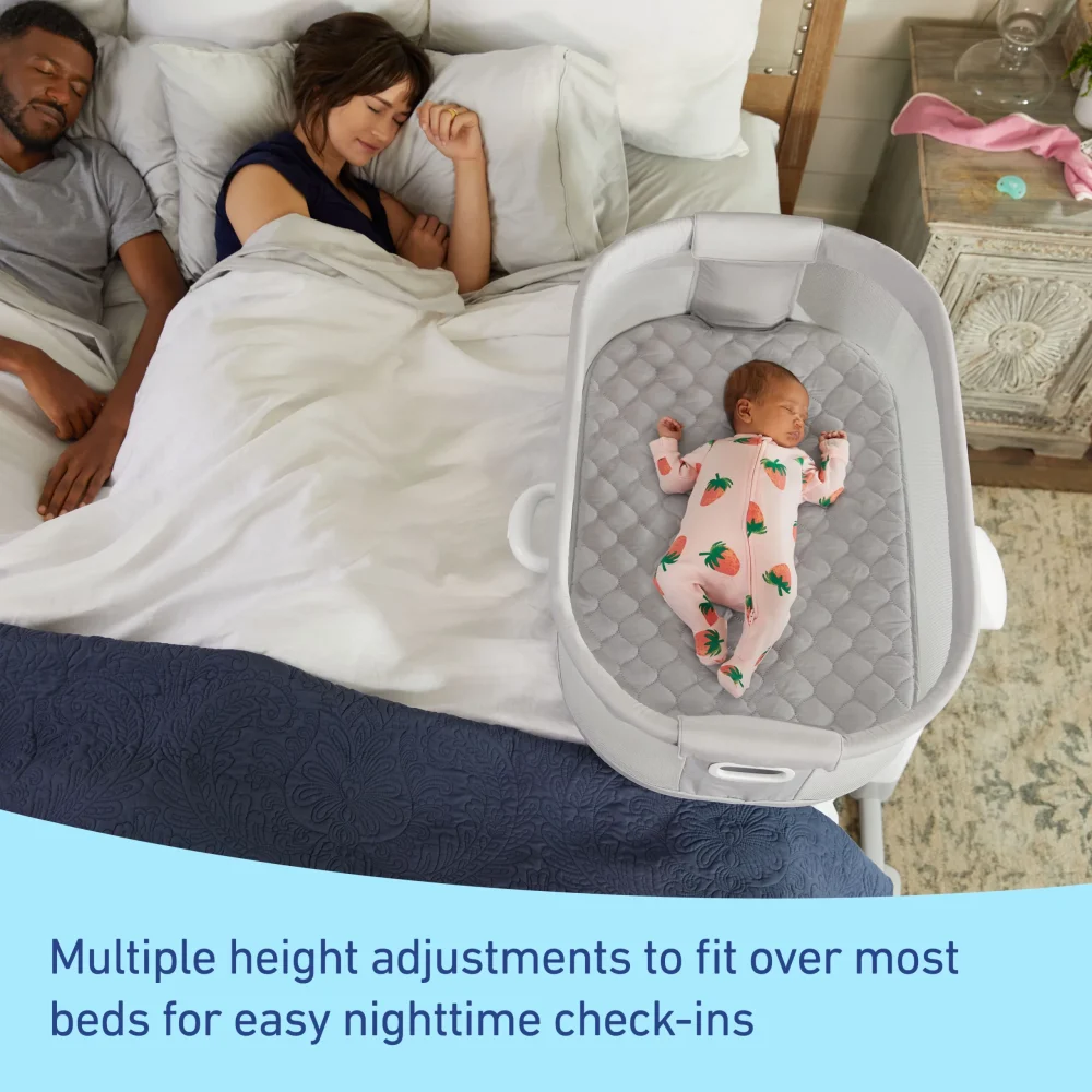 Graco DreamMore Bedside Bassinet Deluxe with Calming Motion   Skyler - Image 3