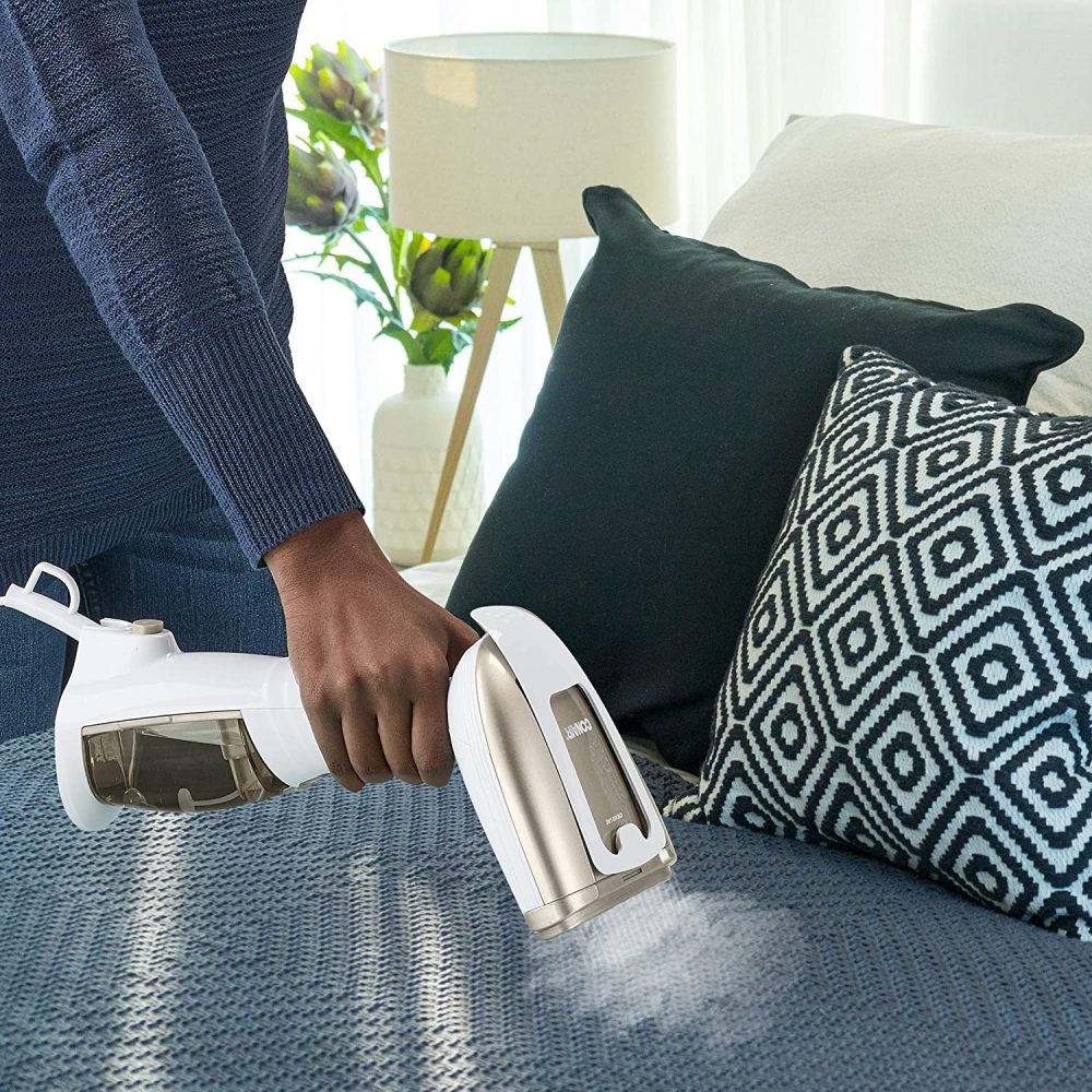Conair Turbo Extreme Steam Hand Held Fabric Steamer, White/Champagne, One Size - Image 9