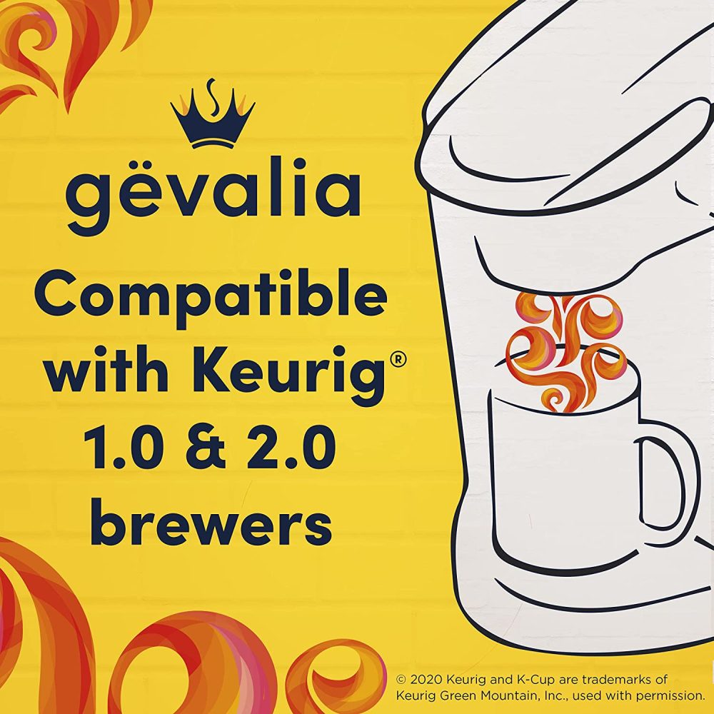 Gevalia Signature Blend Decaf Mild Light Roast K-Cup Coffee Pods (84 ct Box) - Image 4