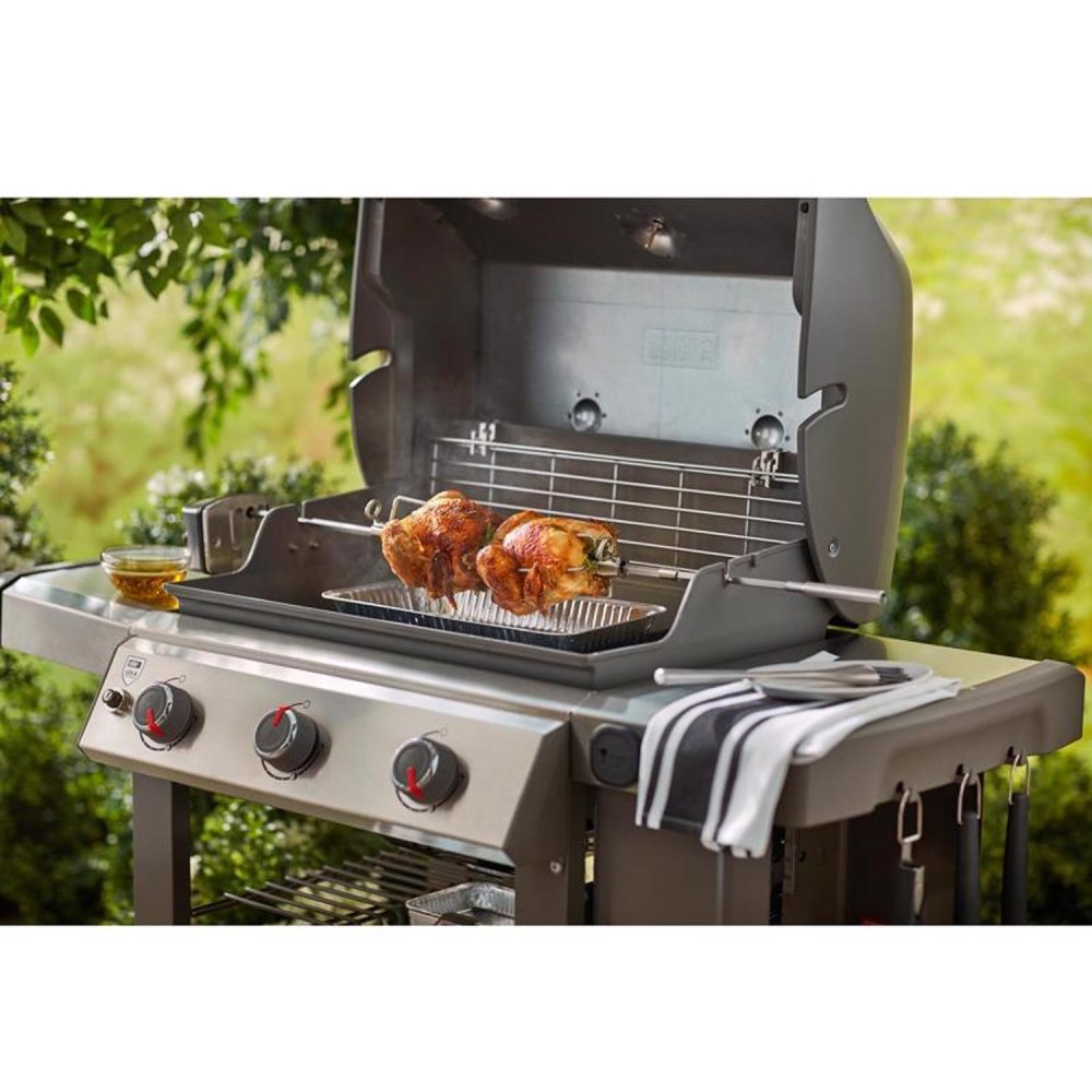 Genesis 300 Series Stainless Steel Grill Rotisserie 42.1 in. L X 4.4 in. W 1 pk - Image 4