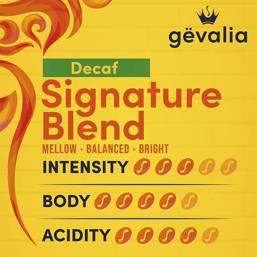 Gevalia Signature Blend Decaf Mild Light Roast K-Cup Coffee Pods (84 ct Box) - Image 6