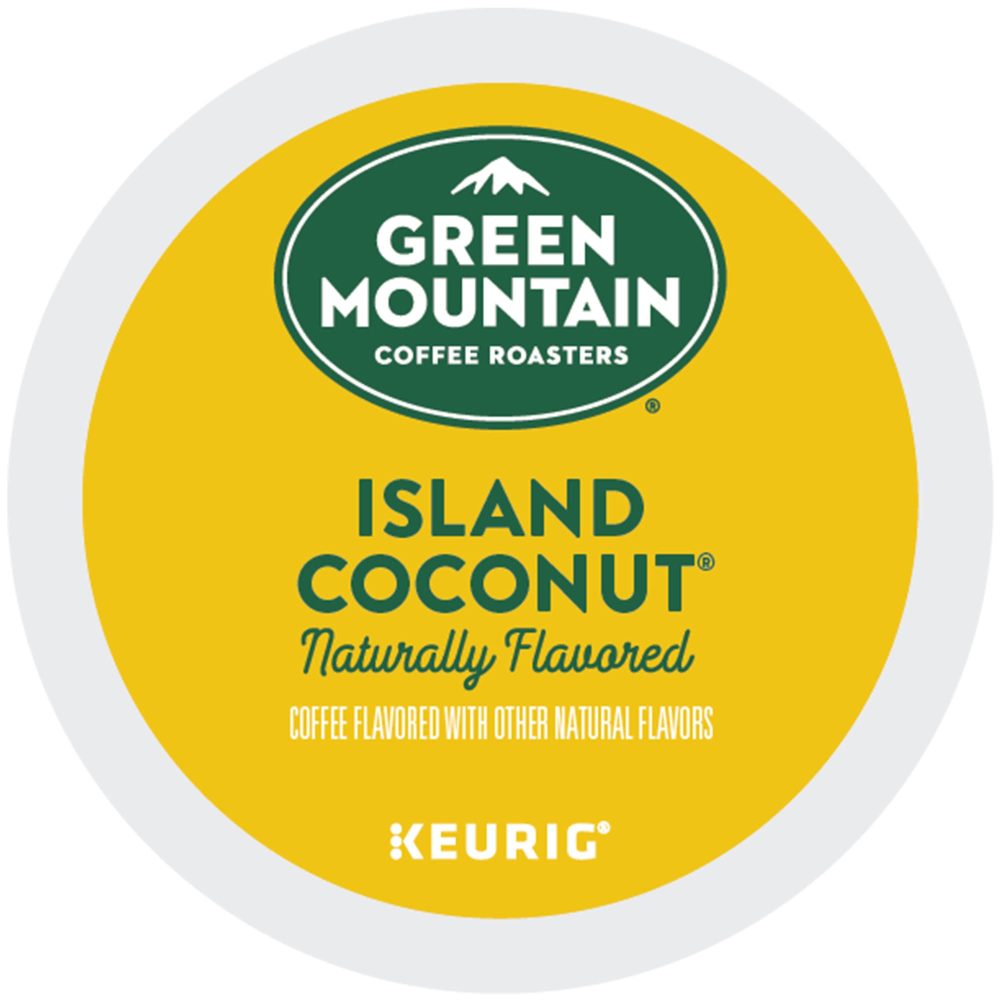 Green Mountain Coffee Roasters Island Coconut  Single-Serve K-Cup Pods, Light Roast Coffee, 96 Count (4 Packs of 24) - Image 5