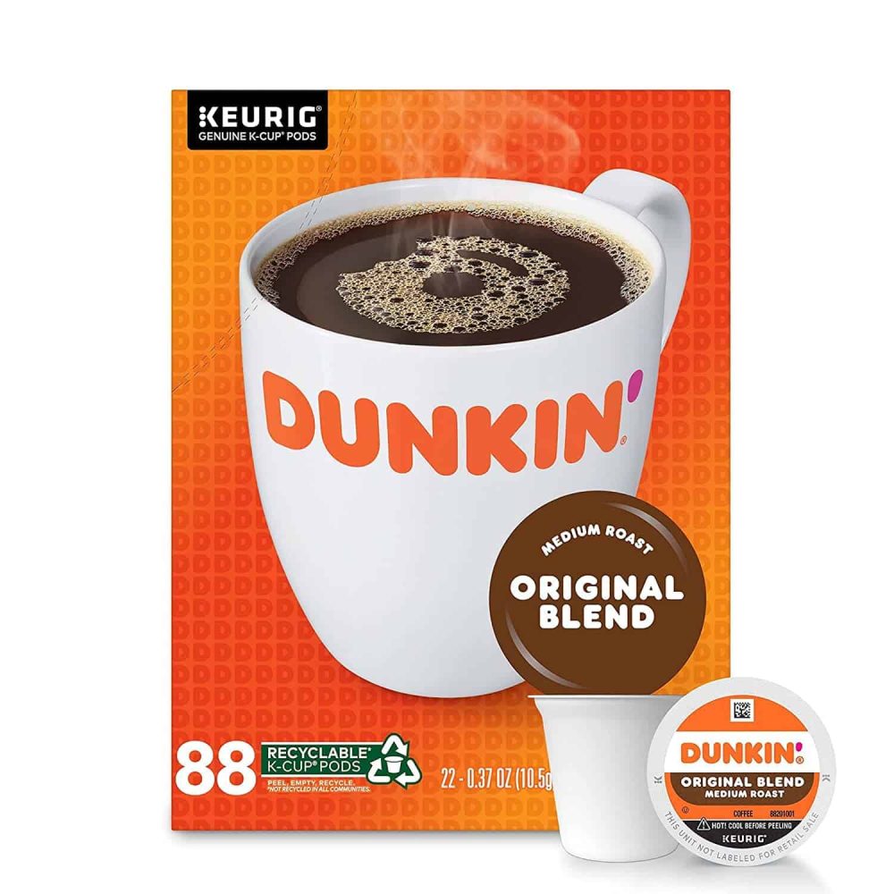 Dunkin  Original Blend Medium Roast Coffee, 88 Count K-Cup Pods - Image 7