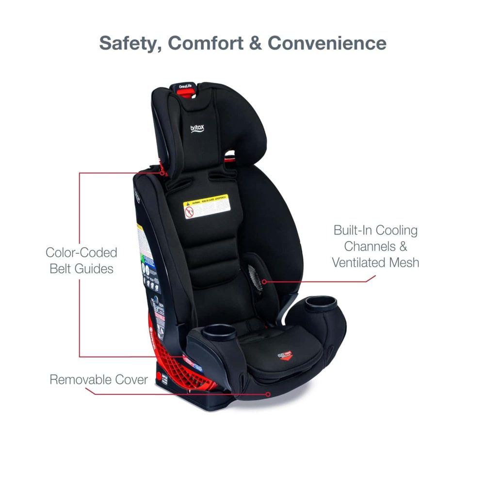 Britax One4Life ClickTight All-in-One Car Seat, Eclipse Black - Image 8