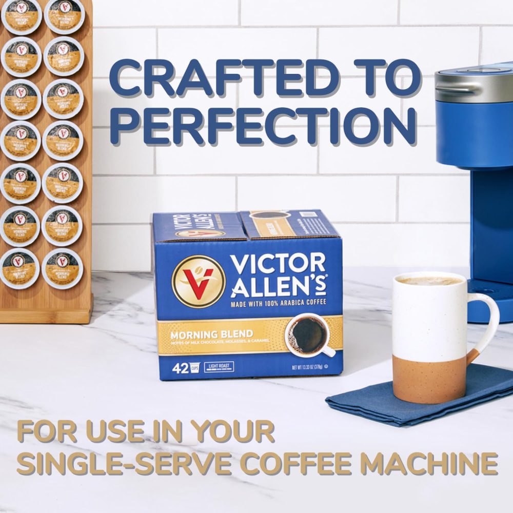 Victor Allen s Coffee Colombian, Medium Roast, 200 Count, Single Serve Coffee Pods for  K-Cup Brewers - Image 6