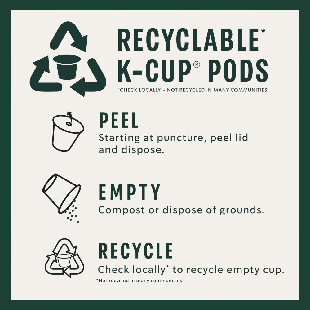 Starbucks Medium Roast K-Cup Coffee Pods with 2X Caffeine — for  Brewers — 6 boxes (60 pods total) - Image 3