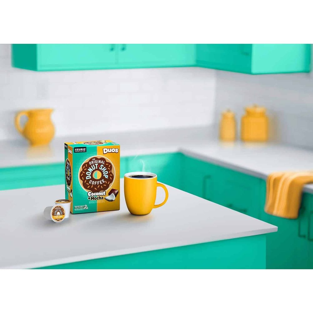 The Original Donut Shop Duos Coconut + Mocha  Single-Serve K-Cup Pods, Medium Roast Coffee, 96 Count - Image 12