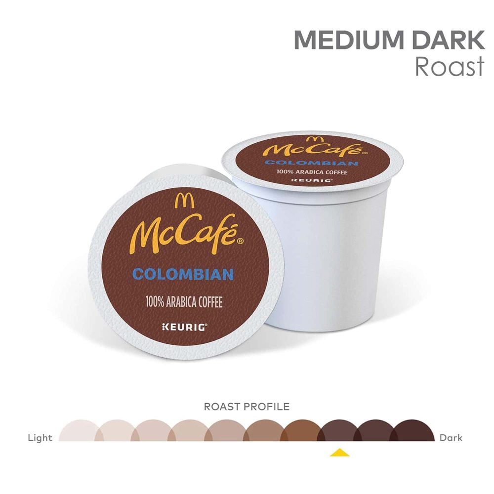 McCafe Colombian, Single Serve Coffee  K-Cup Pods, Medium Roast, 96 Count (4 Packs of 24) - Image 6
