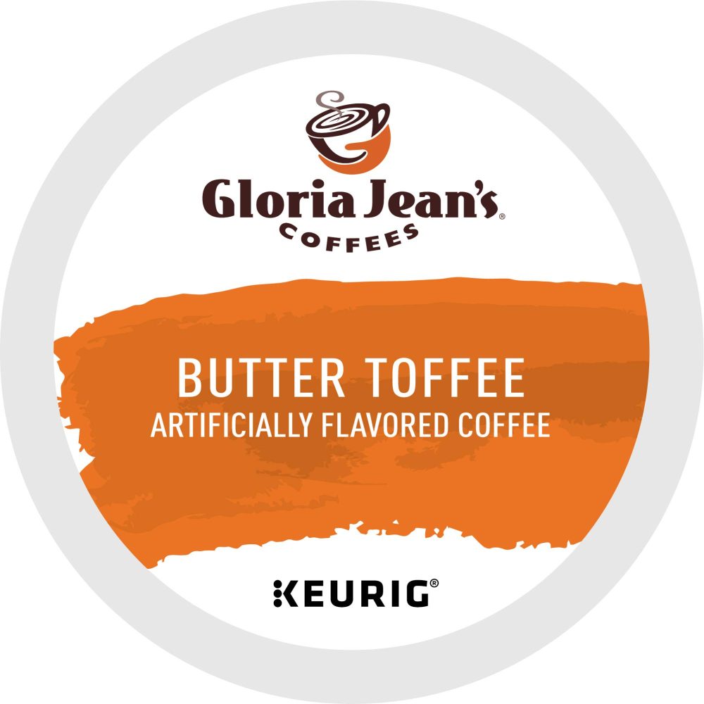 Gloria Jean s Butter Toffee,  Single-Serve K-Cup Pods, Medium Roast Coffee, 96 Count (4 Packs of 24) - Image 5