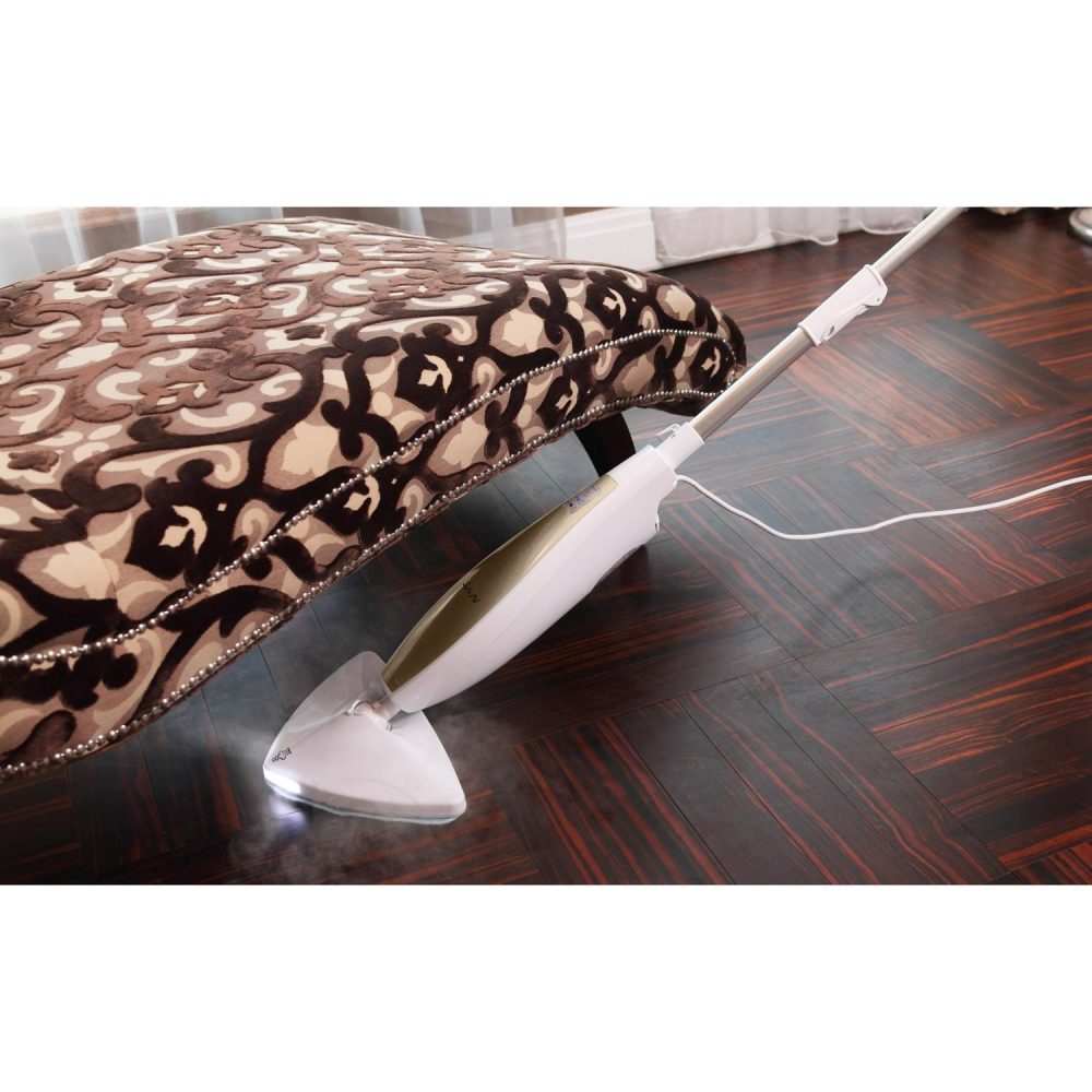 Salav Professional Series LED Steam Mop, Gold - Image 4
