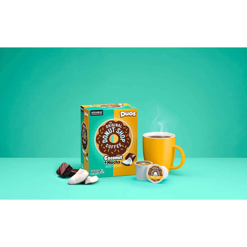 The Original Donut Shop Duos Coconut + Mocha  Single-Serve K-Cup Pods, Medium Roast Coffee, 96 Count - Image 13