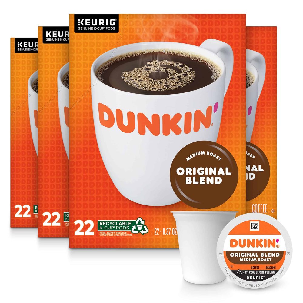 Dunkin  Original Blend Medium Roast Coffee, 88 Count K-Cup Pods - Image 8