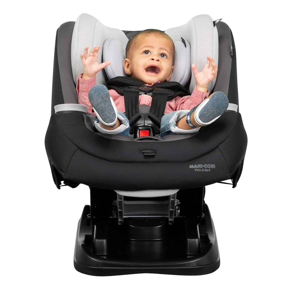 Maxi-Cosi Pria All-in-One Convertible Car Seat, rear-facing, from 4-40 pounds, Blackened Pearl - Image 9