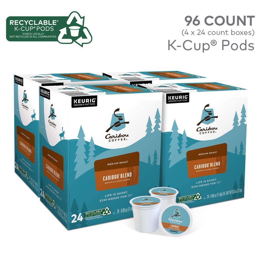 Caribou Coffee Caribou Blend, Single-Serve  K-Cup Pods, Medium Roast Coffee, 24 Count (Pack of 4) - Image 10