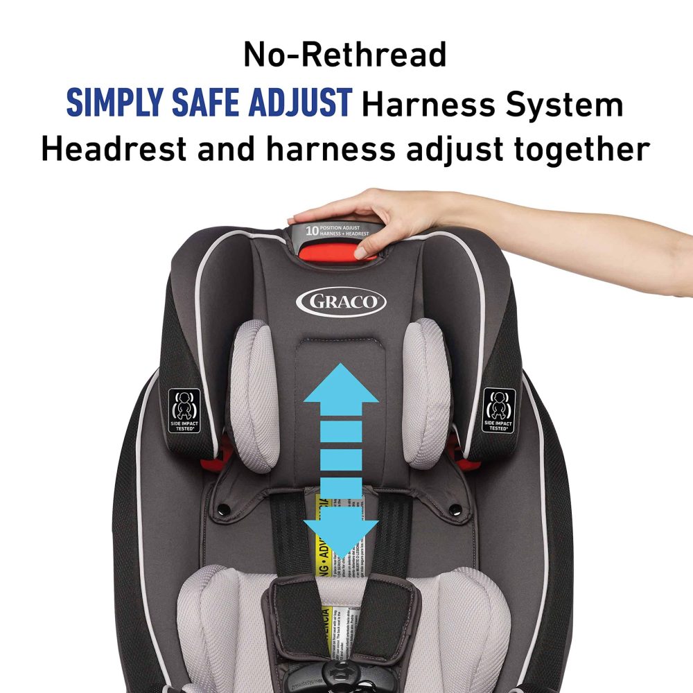 Graco Slimfit 3 in 1 Car Seat, Slim   Comfy Design Saves Space in Your Back Seat (Annabelle, Slimfit) - Image 6