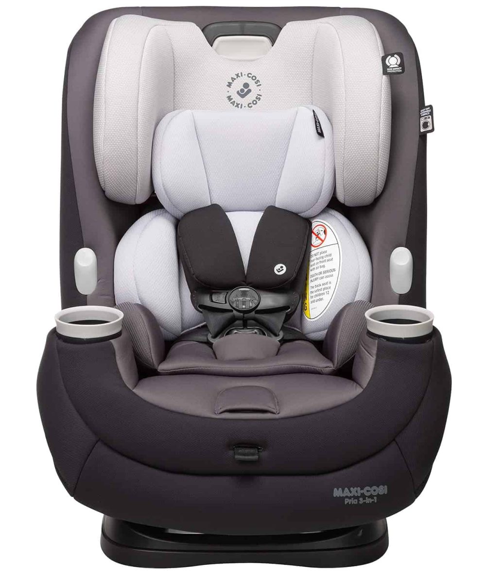 Maxi-Cosi Pria All-in-One Convertible Car Seat, rear-facing, from 4-40 pounds, Blackened Pearl