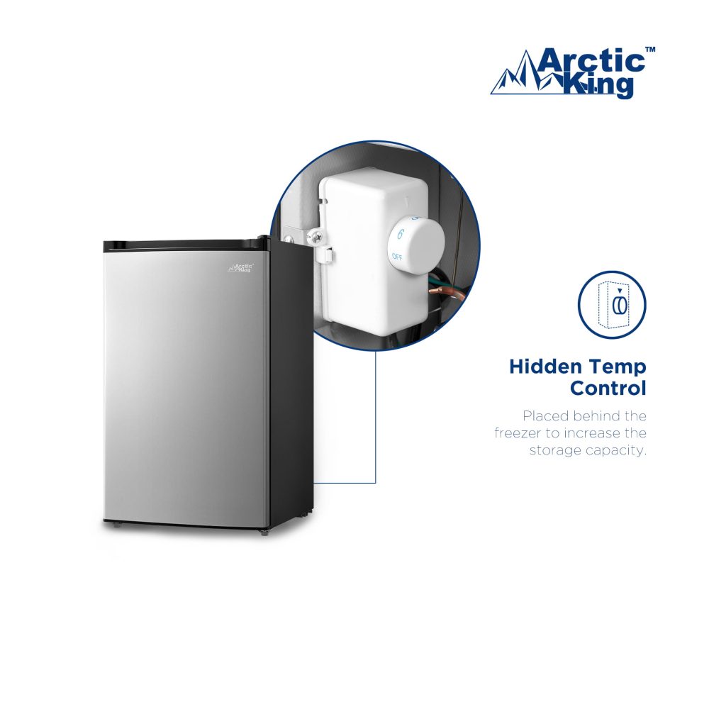 Arctic King 3.0 Cu ft Upright Freezer, Stainless Steel - Image 11