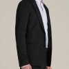 Flex Tech Suit Jacket for Tall Men in Black - Image 2