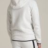 Utility Fleece Hooded Popover for Tall Men in Heather Frost - Image 5