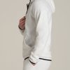 Utility Fleece Hooded Popover for Tall Men in Heather Frost - Image 3
