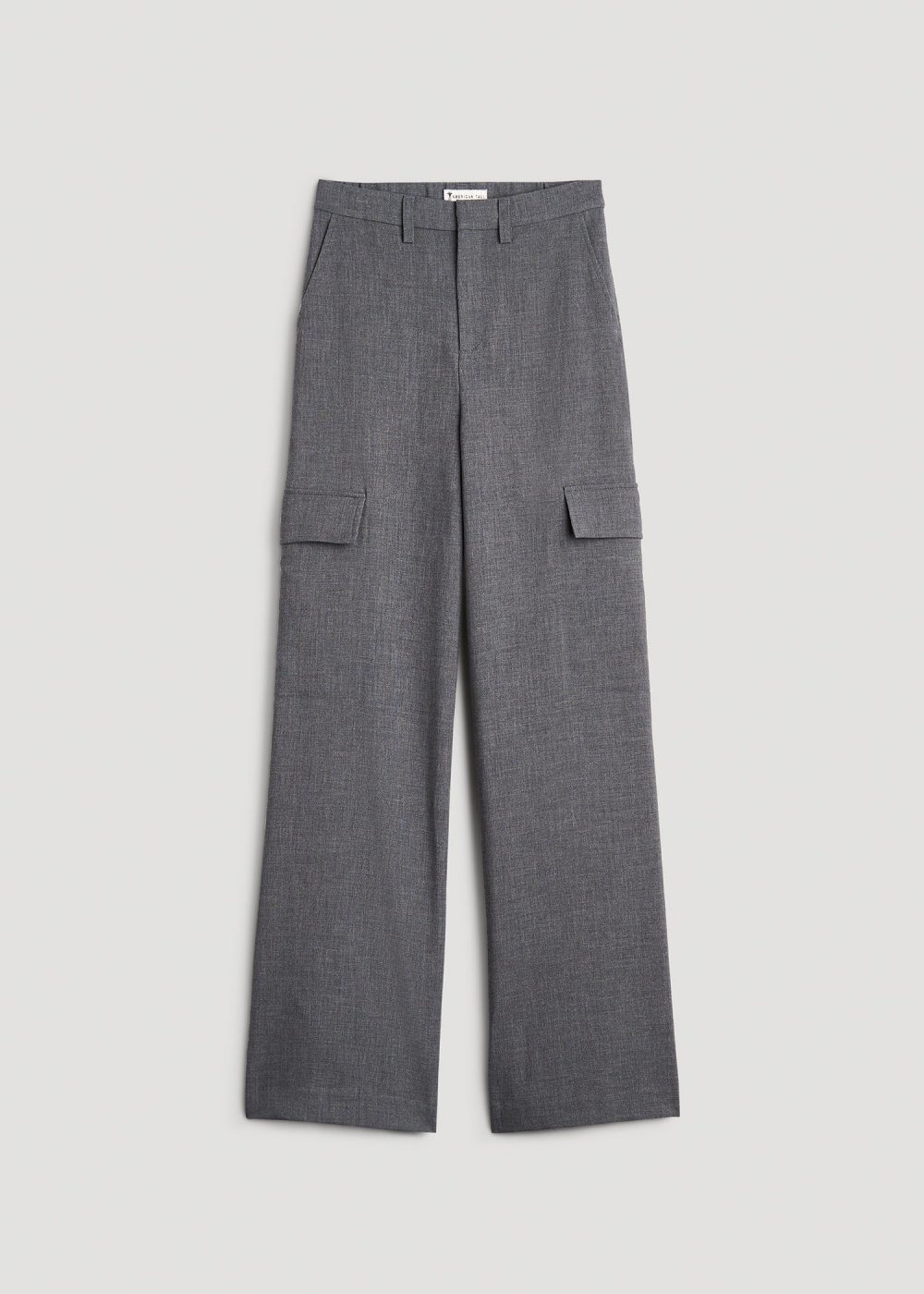 Cargo Wide Leg Dress Pants for Tall Women in Graphic Charcoal - Image 6