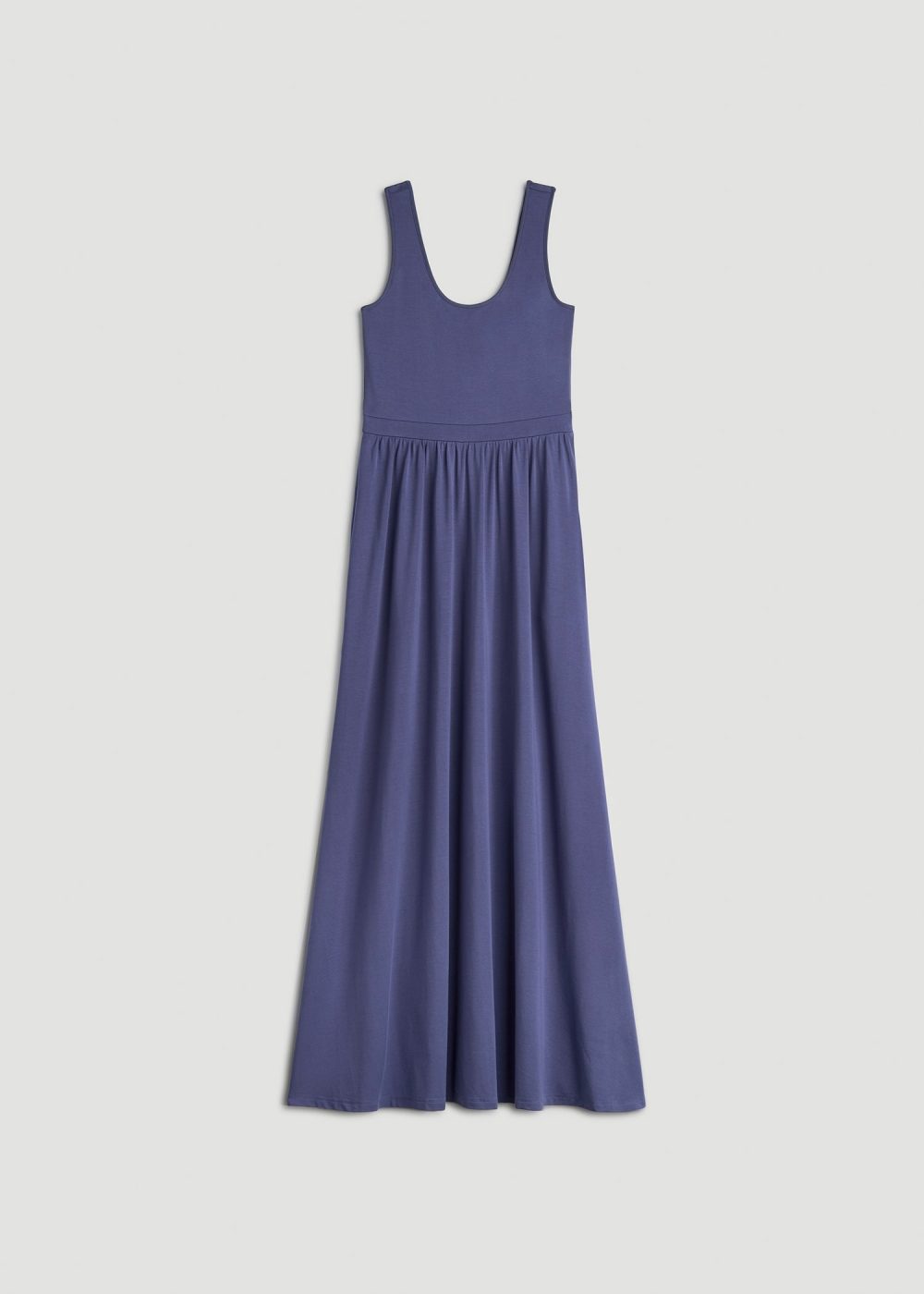 Jersey Tank Maxi Dress with Pockets for Tall Women in Future Dusk - Image 6