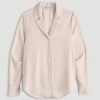 Notch Collar Tall Women's Blouse in Shell - Image 6
