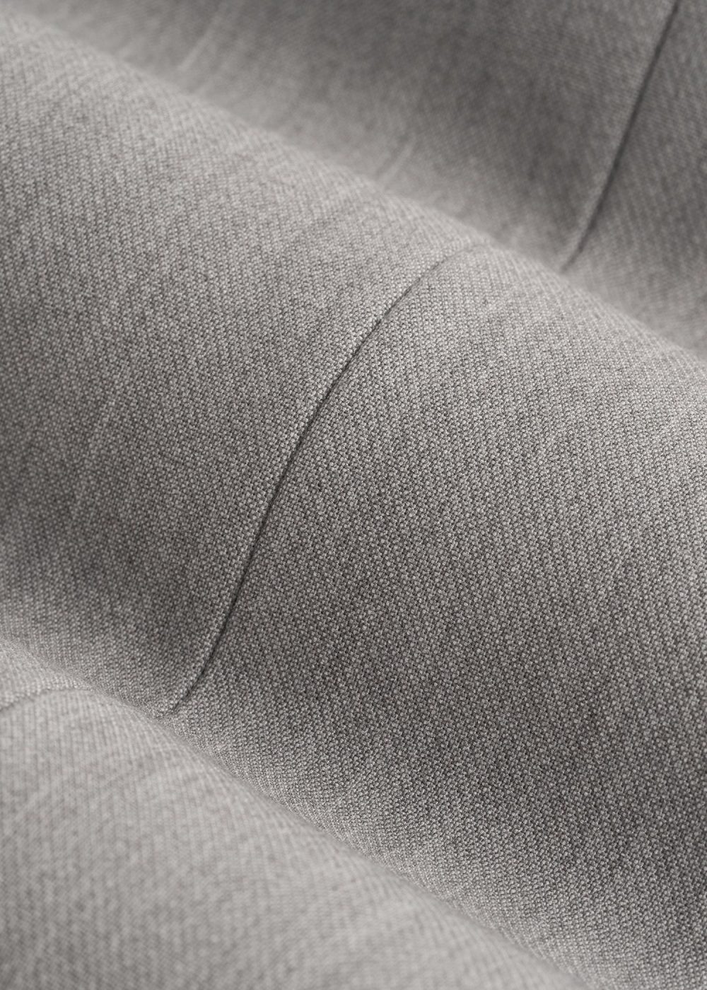 Boyfriend Fit Single-Button Blazer for Tall Women in Ash Grey Mix - Image 7
