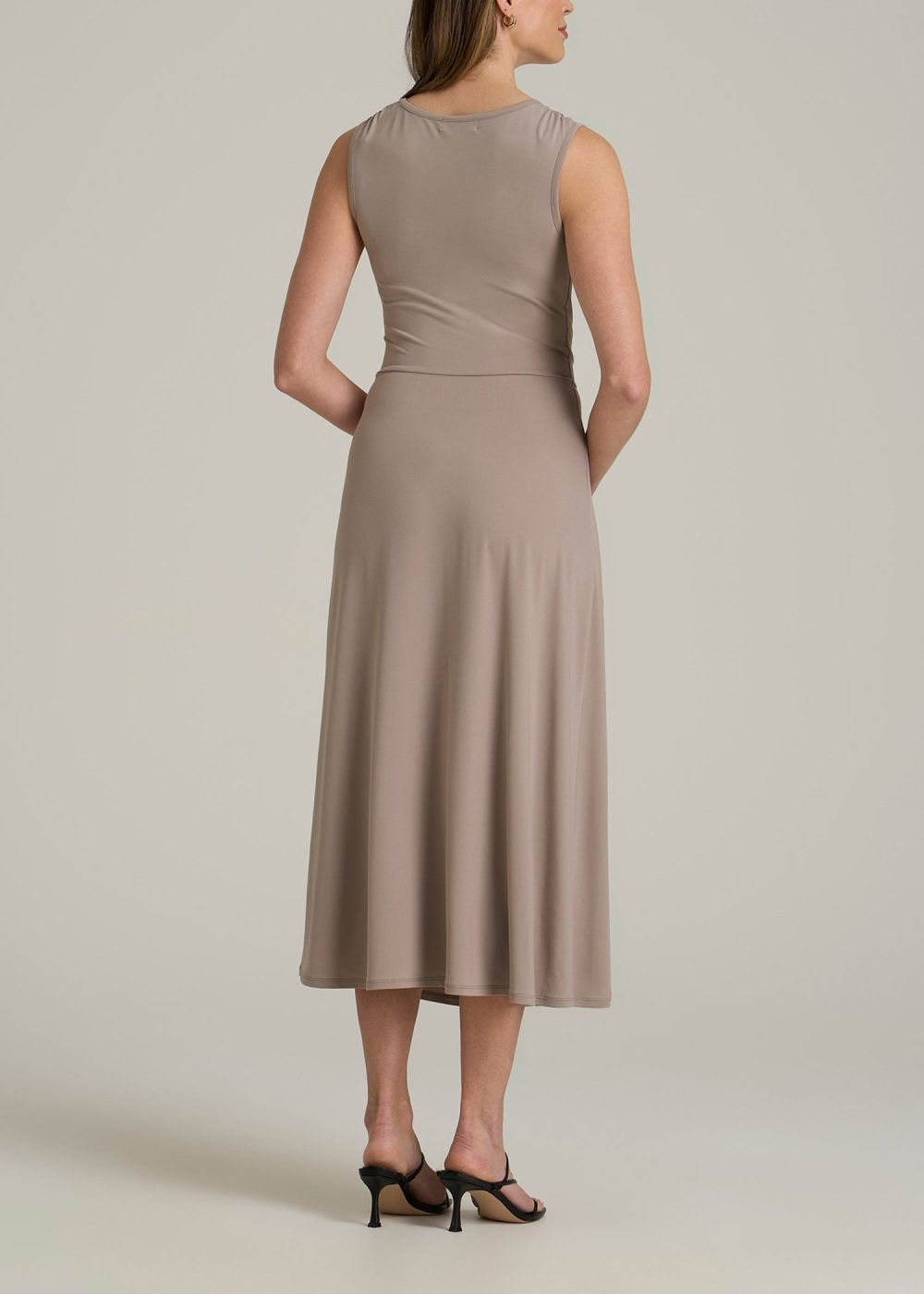 Sleeveless Knot Front Dress for Tall Women in Atmosphere - Image 5