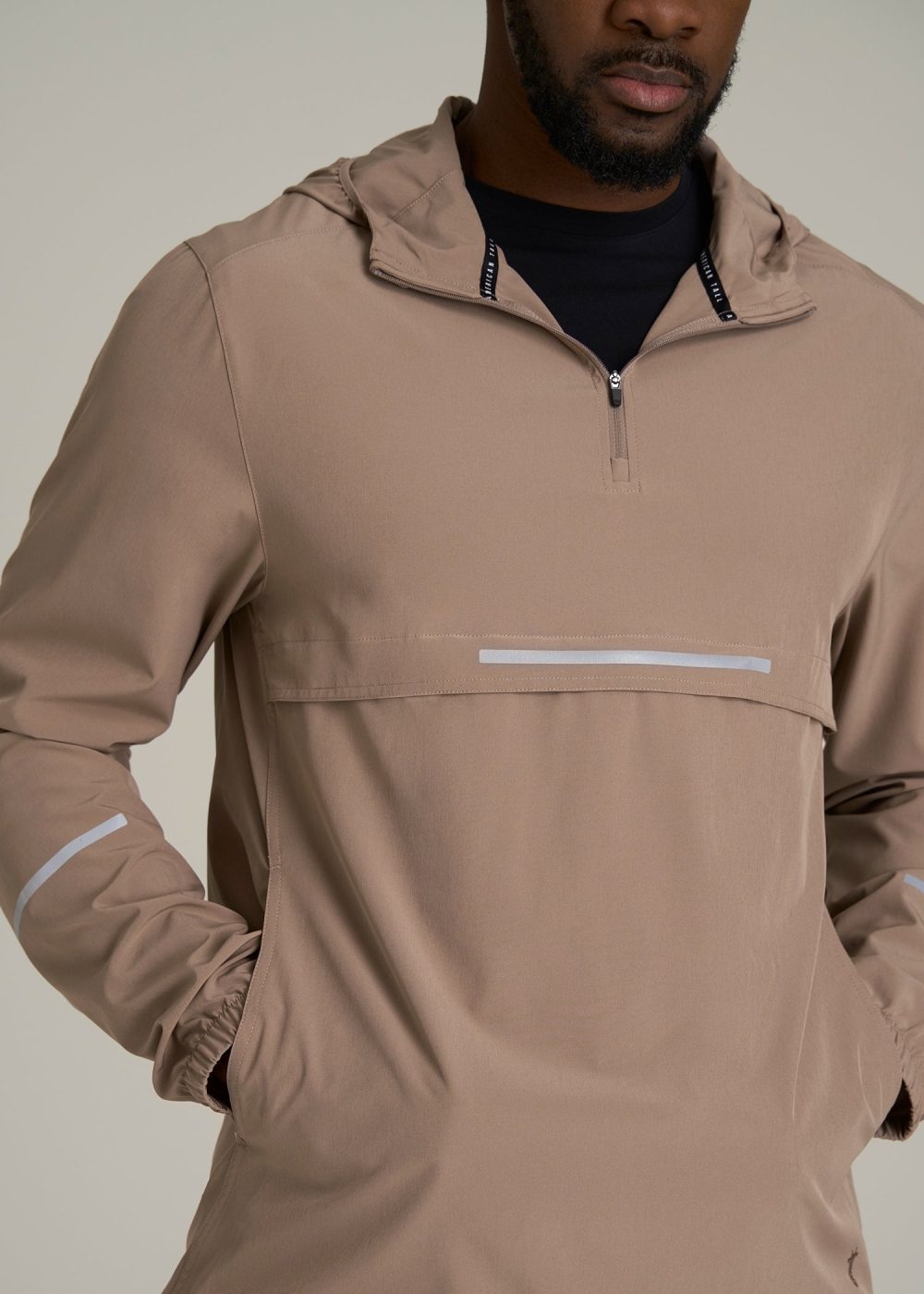 Featherweight Packable Anorak in Dark Sand - Image 2