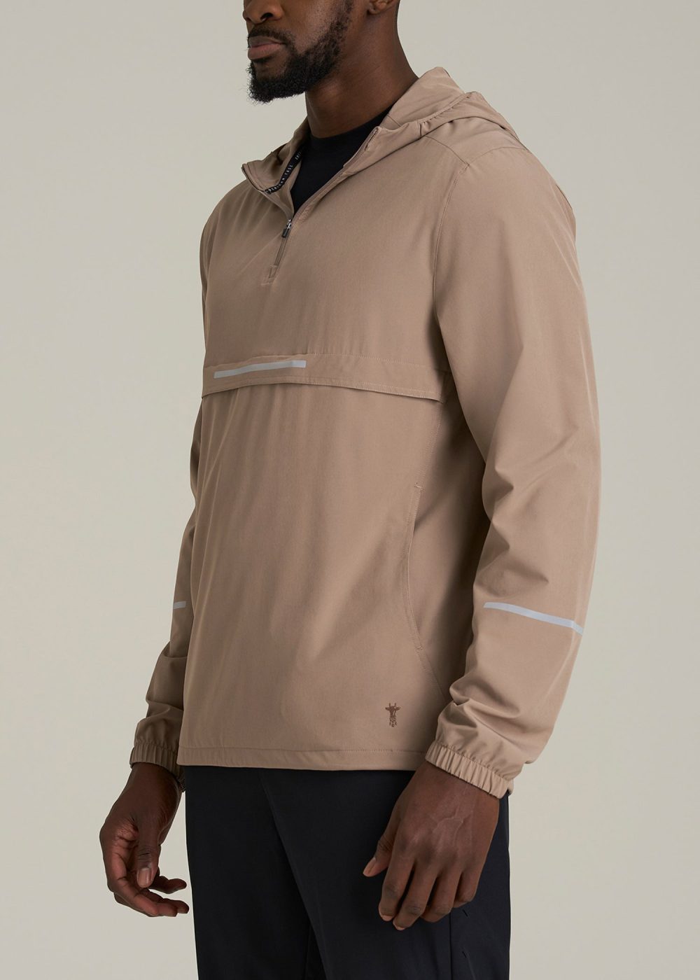 Featherweight Packable Anorak in Dark Sand - Image 3