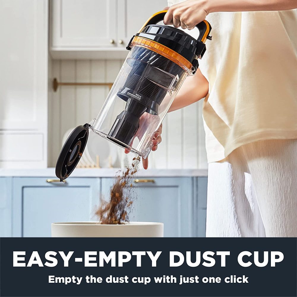 EUREKA Upright Vacuum Cleaner with Pet Tool, Swivel Steering for Carpet and Hard Floor, MaxSwivel Pro, Yellow - Image 6
