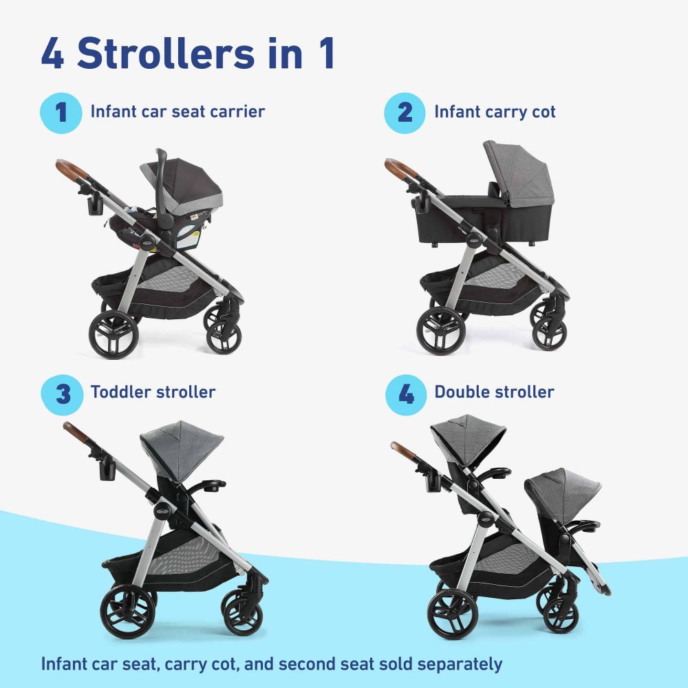 Graco Modes Nest2Grow Stroller   Maison - Image 6