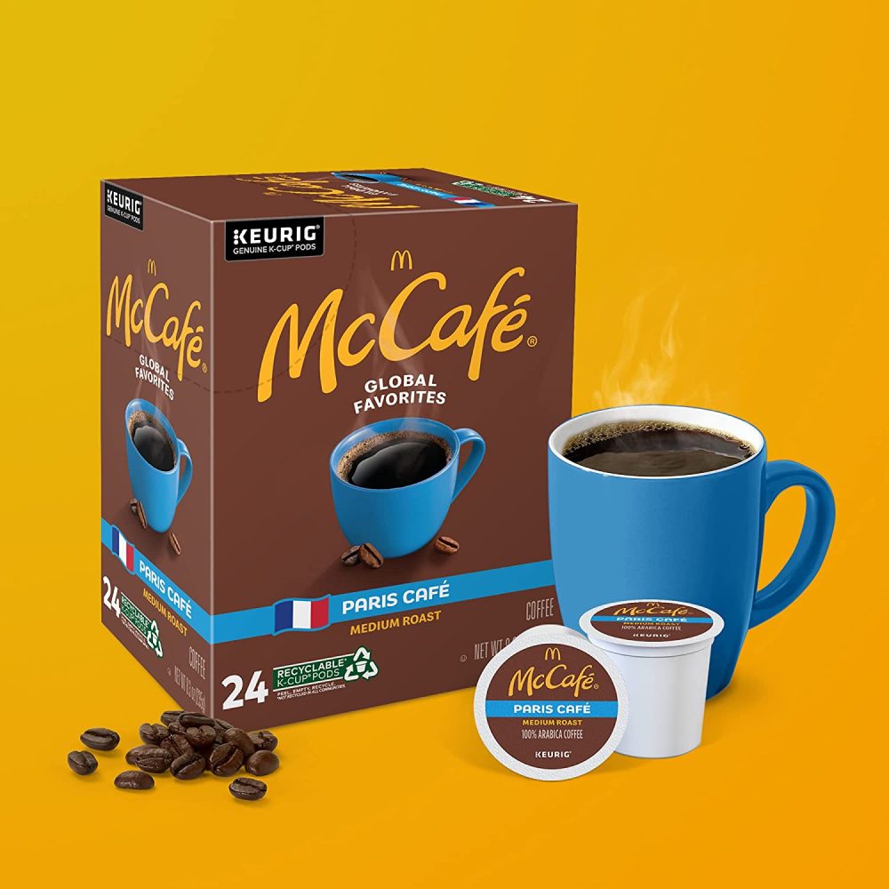 McCafe Paris Café Single Serve Coffee Keurig K-Cup Pods Medium Roast Coffee 96 Count - Image 7