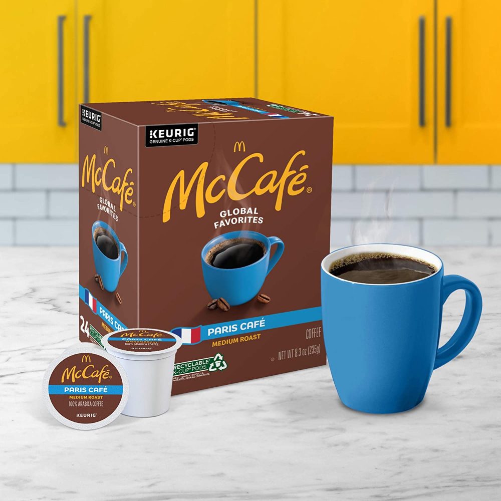 McCafe Paris Café Single Serve Coffee Keurig K-Cup Pods Medium Roast Coffee 96 Count - Image 8