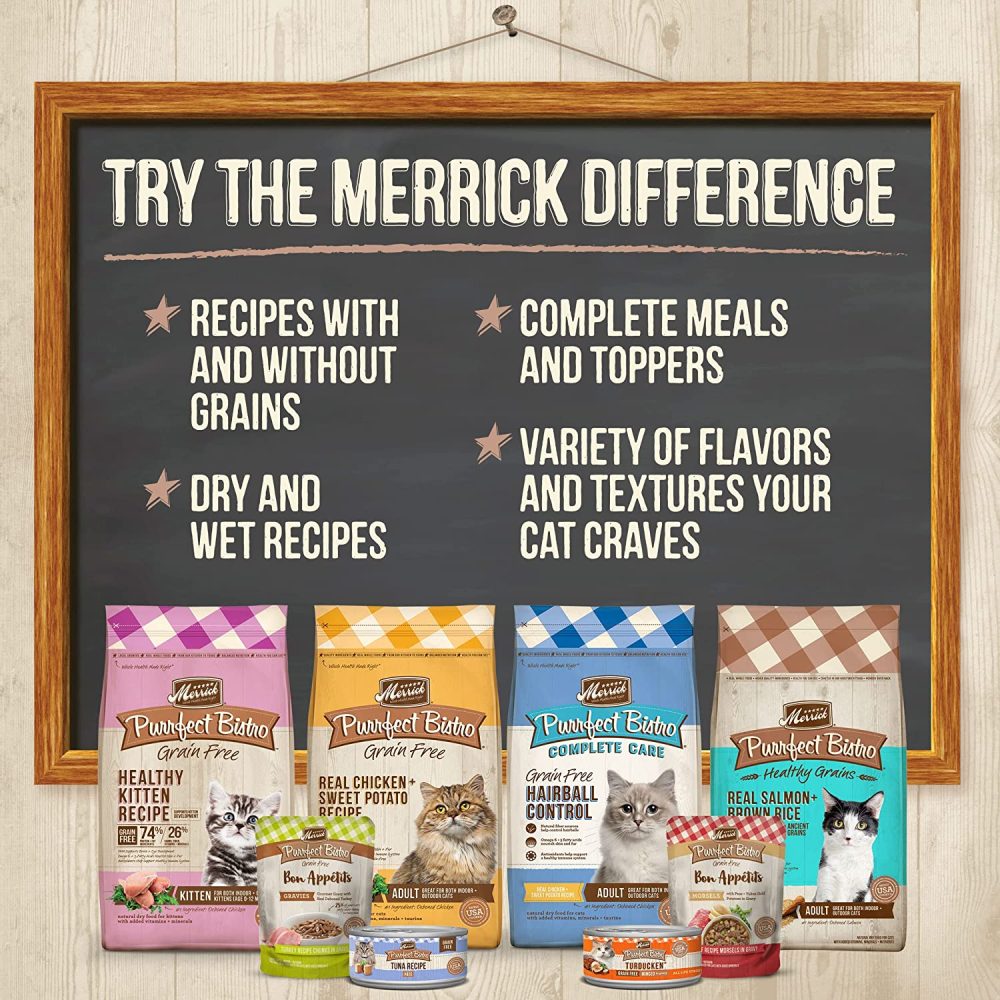 Merrick Purrfect Bistro Grain Free Canned Wet Cat Food   Beef Pate   5.5 Ounce (Pack of 24) - Image 6