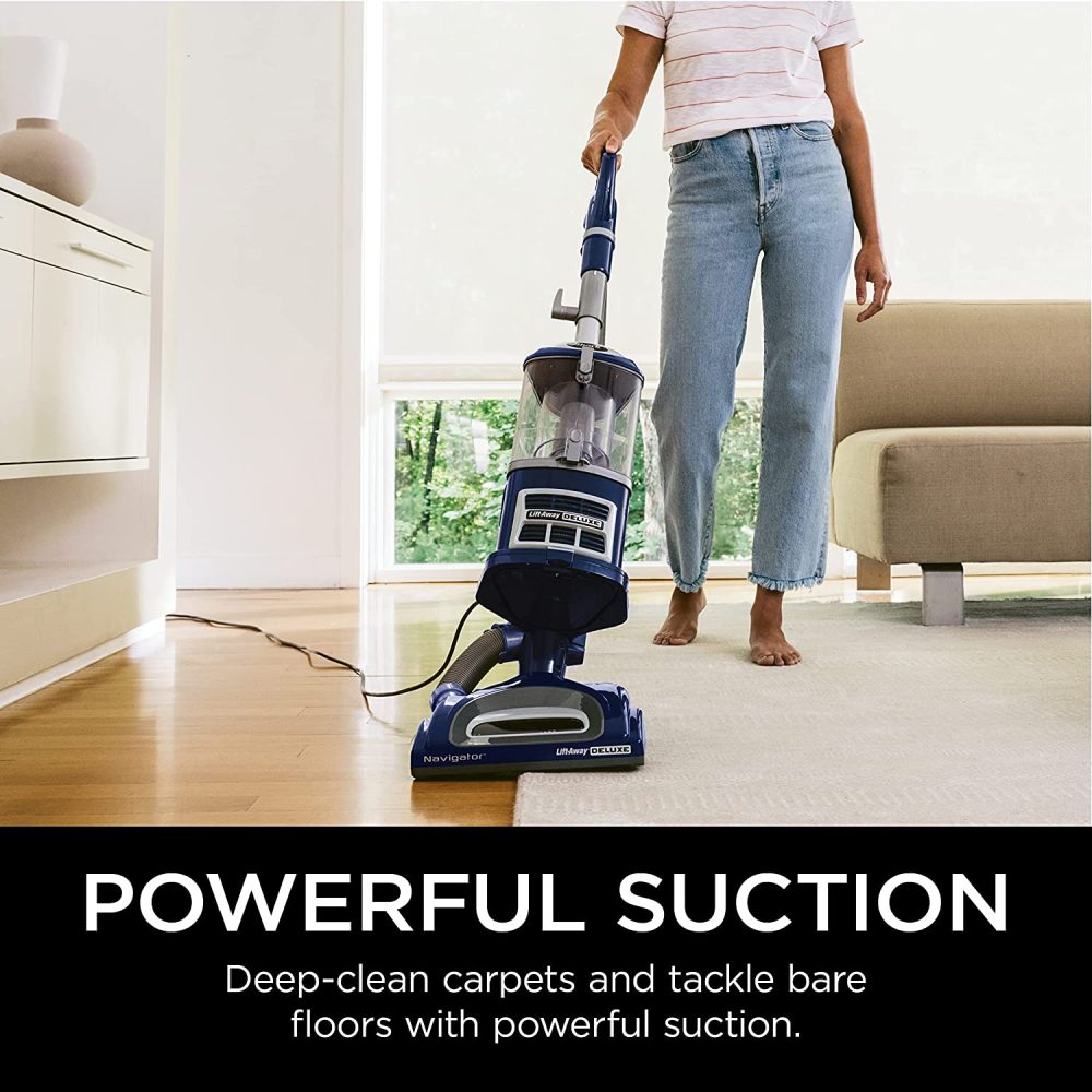 NV360 Navigator Lift-Away Deluxe Upright Vacuum with Large Dust Cup Capacity, HEPA Filter, Swivel Steering, Upholstery Tool   Crevice Tool, Blue - Image 7