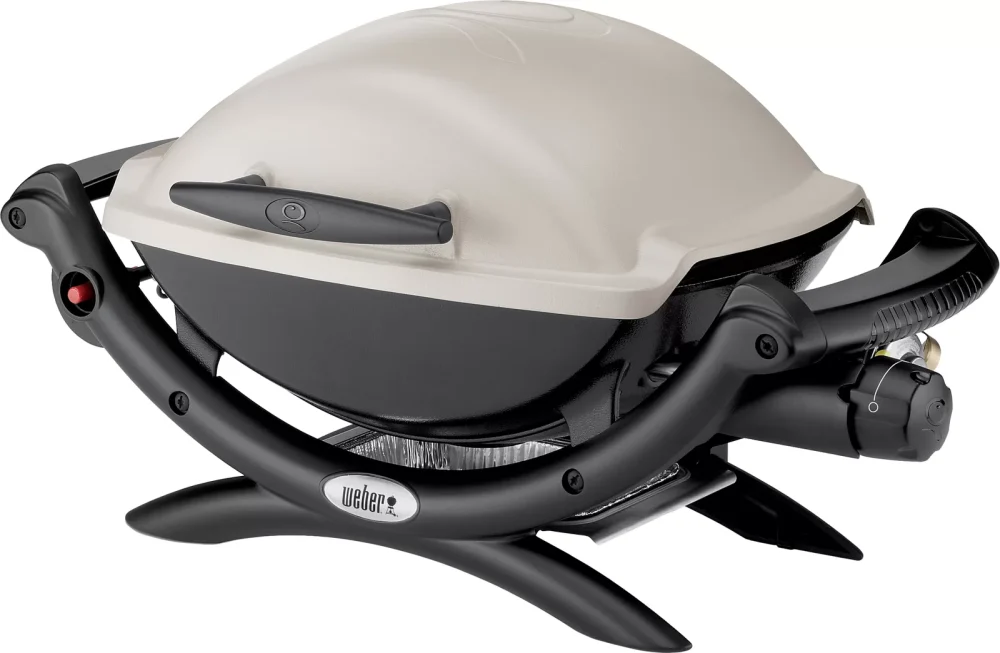 Q 1000 Portable Gas Grill   189 Sq In | Titanium