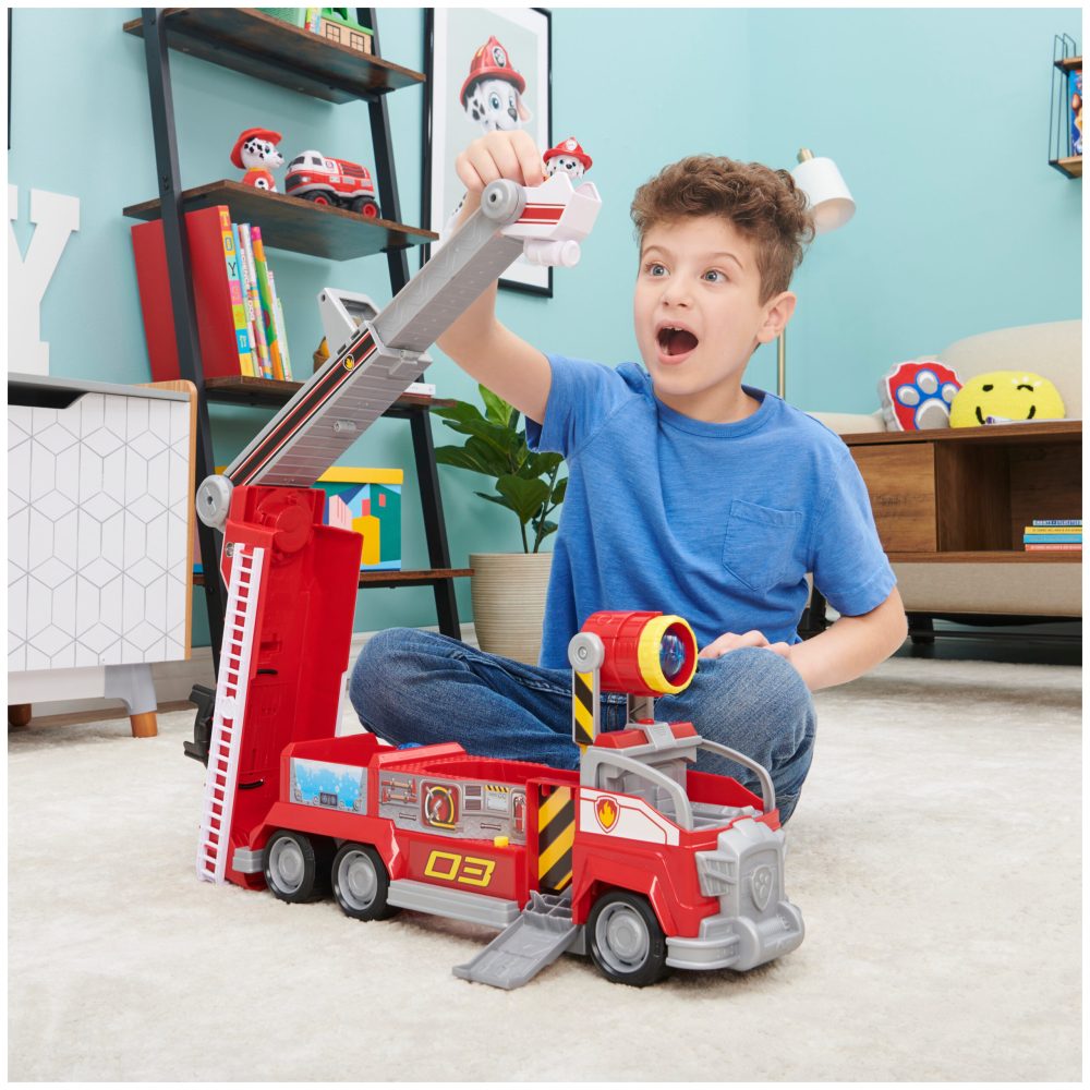 PAW Patrol, Marshall Movie Transforming City Fire Truck Vehicle - Image 4